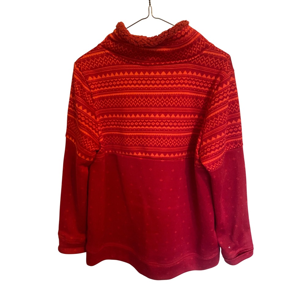 St Johns Bay Sweater Womens Large Pull Over Cowl Neck Pull Over Streetwear - Picture 2 of 5
